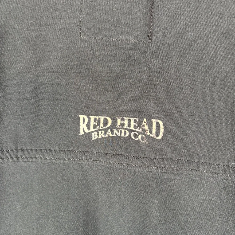 RedHead Mens Softshell Full Zip Jacket Gray Large Outdoor Hiking Coat Gorpcore